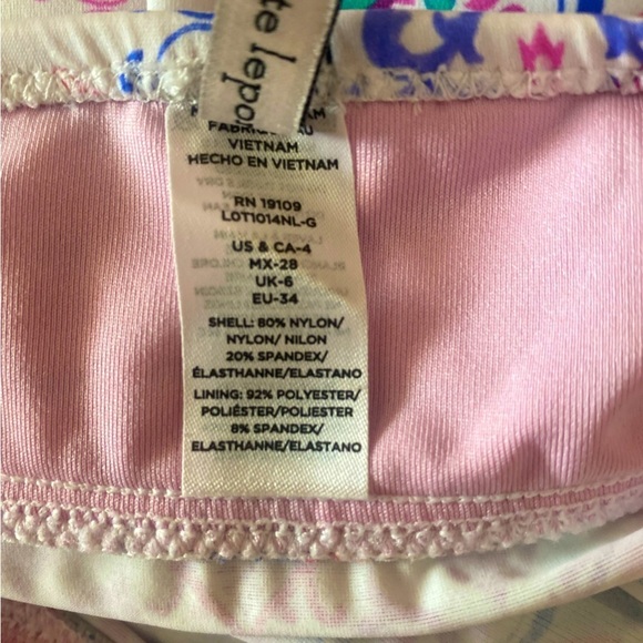 “NANETTE LEPORE” Maeve Patchwork Keyhole Tankini Top - Picture 14 of 15